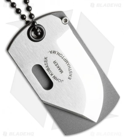 Kubasek Mag-Tag Folder Dog Tag Knife Hammered Copper (1.75" Satin) 4 Kubasek Mag-Tag Folder Dog Tag Knife Hammered Copper (1.75" Satin) - Image 4