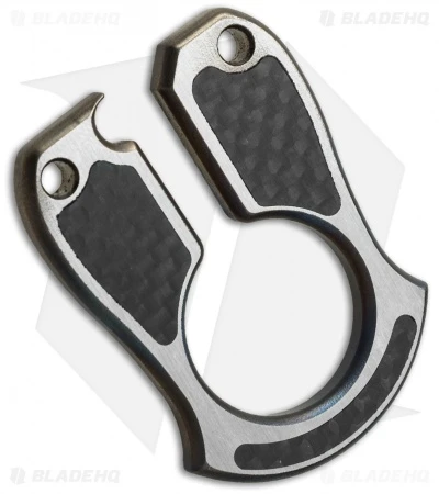 John Gray Keyper Bottle Opener Keychain - Carbon Fiber/Heat Colored Titanium 2 John Gray Keyper Bottle Opener Keychain - Carbon Fiber/Heat Colored Titanium - Image 2