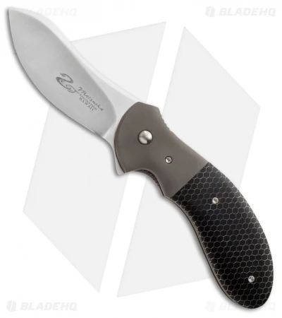 Scot Matsuoka Custom Kobe Frame Lock Knife Black C-Tek (3.5" Satin) 1 Scot Matsuoka Custom Kobe Frame Lock Knife Black C-Tek (3.5" Satin)