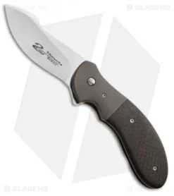 Scot Matsuoka Custom Viper Frame Lock Knife Black LSCF (3.5" Satin)