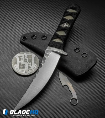 Borka Blades SBK Fixed Blade Knife Katana Style Wrap (3" Stonewash) 2 Borka Blades SBK Fixed Blade Knife Katana Style Wrap (3" Stonewash) - Image 2