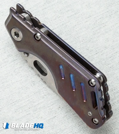 Mick Strider Custom MSC Stub XL Tanto Knife Ano Titanium (3.25" Nightmare) 2 Mick Strider Custom MSC Stub XL Tanto Knife Ano Titanium (3.25" Nightmare) - Image 2