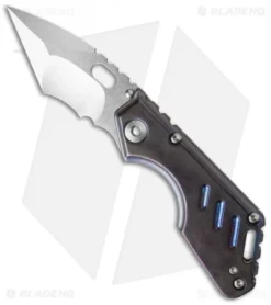 Mick Strider Custom MSC Stub XL Tanto Knife Ano Titanium (3.25" Nightmare)