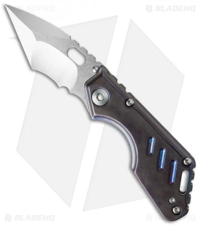 Mick Strider Custom MSC Stub XL Tanto Knife Ano Titanium (3.25" Nightmare) 1 Mick Strider Custom MSC Stub XL Tanto Knife Ano Titanium (3.25" Nightmare)