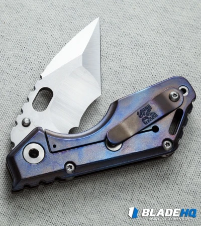 Mick Strider Custom MSC Stub XL Tanto Knife Ano Titanium (3.25" Nightmare) 4 Mick Strider Custom MSC Stub XL Tanto Knife Ano Titanium (3.25" Nightmare) - Image 4