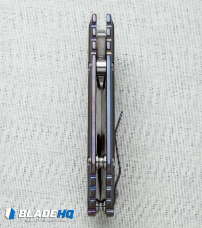 Mick Strider Custom MSC Stub XL Tanto Knife Ano Titanium (3.25" Nightmare) 6 Mick Strider Custom MSC Stub XL Tanto Knife Ano Titanium (3.25" Nightmare) - Image 6