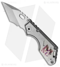 Mick Strider Custom MSC Stub XL Tanto Knife Custom Anodized Ti (3.25" Satin/SW)