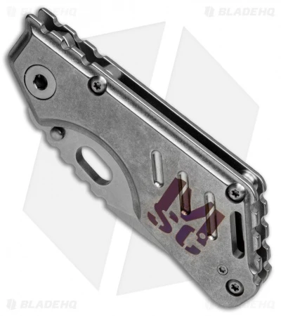 Mick Strider Custom MSC Stub XL Tanto Knife Custom Anodized Ti (3.25" Satin/SW) 2 Mick Strider Custom MSC Stub XL Tanto Knife Custom Anodized Ti (3.25" Satin/SW) - Image 2