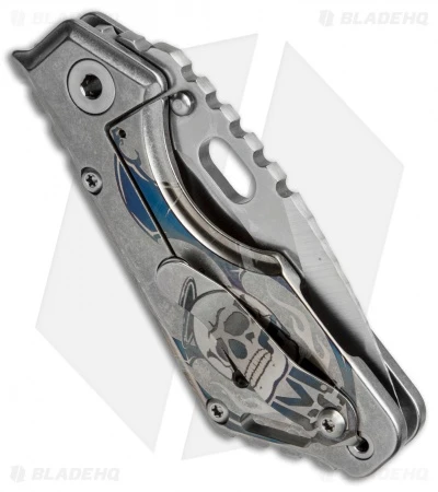 Mick Strider Custom Stub XL Compound Tanto Knife Ano Ti (3.25" Satin/SW) MSC 3 Mick Strider Custom Stub XL Compound Tanto Knife Ano Ti (3.25" Satin/SW) MSC - Image 3