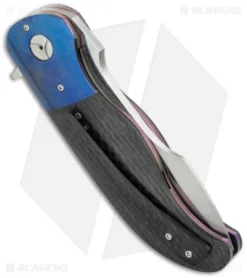 George Muller LL-AA Flipper Knife Carbon Fiber/Ti (3.5" Satin) -Benchmade Shop muller ll aa cf ti side cm