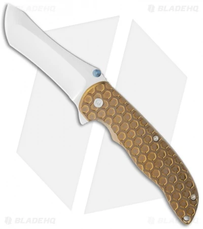 John Grimsmo The Norseman Flipper Bronze Titanium Folder (3.625" Plain) 060 1 John Grimsmo The Norseman Flipper Bronze Titanium Folder (3.625" Plain) 060