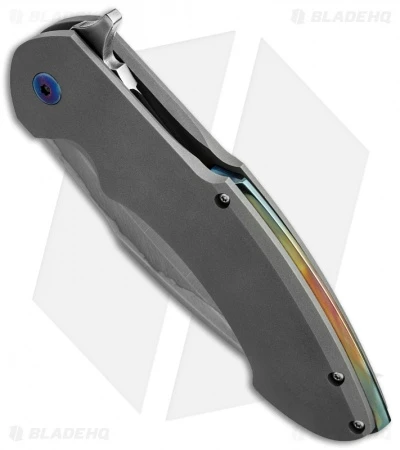 Rick Barrett Custom Fallout Flipper Knife (4.25" Hamon) 2 Rick Barrett Custom Fallout Flipper Knife (4.25" Hamon) - Image 2