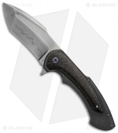 Rick Barrett Custom Toxic Fallout Flipper Knife LSCF (4" Hamon) 1 Rick Barrett Custom Toxic Fallout Flipper Knife LSCF (4" Hamon)