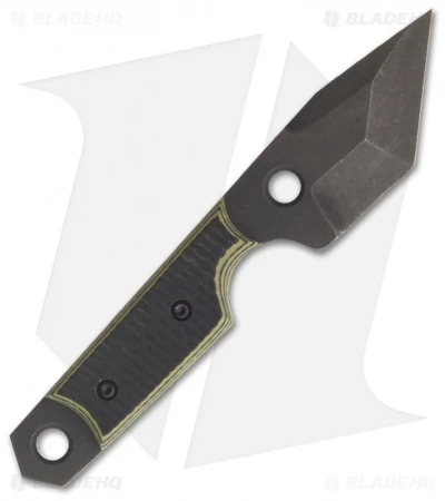 Sam Eddleman Tanto Dashi Neck Knife Stacked CF/G-10 Fixed Blade (2" Plain) 1 Sam Eddleman Tanto Dashi Neck Knife Stacked CF/G-10 Fixed Blade (2" Plain)