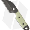 Sam Eddleman Wharncliffe Dashi Neck Knife Moon Glow Fixed Blade (2" Plain)