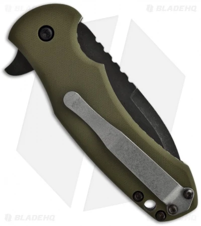 Sam Eddleman ESP Flipper Liner Lock Knife OD Green G-10 (3" Acid Wash) 2 Sam Eddleman ESP Flipper Liner Lock Knife OD Green G-10 (3" Acid Wash) - Image 2