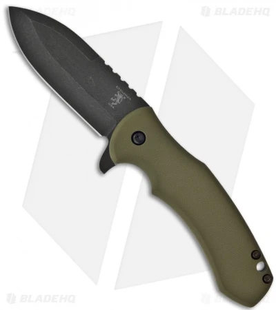 Sam Eddleman ESP Flipper Liner Lock Knife OD Green G-10 (3" Acid Wash) 1 Sam Eddleman ESP Flipper Liner Lock Knife OD Green G-10 (3" Acid Wash)
