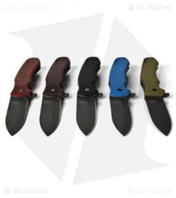 Sam Eddleman ESP Flipper Liner Lock Knife Red Micarta (3" Acid Wash) 7 Sam Eddleman ESP Flipper Liner Lock Knife Red Micarta (3" Acid Wash) -Benchmade Shop sam eddlemen ikbs flipper group image 4