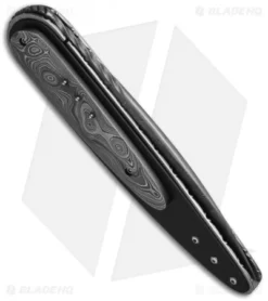 Corrie Schoeman Large Raindrop Liner Lock Knife Damascus/G-10 (3.5" Damascus) -Benchmade Shop schoeman large raindrop 11 2014 side