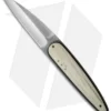 Corrie Schoeman Large Raindrop Liner Lock Knife Giraffe Bone (3.6" Satin)