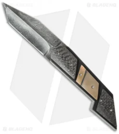 Corrie Schoeman Persian Flipper Folder LSCF/Bronze (3.25" Damascus)