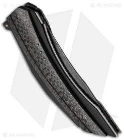 Corrie Schoeman Persian Flipper Knife LSCF (3.875" Damascus) 5 Corrie Schoeman Persian Flipper Knife LSCF (3.875" Damascus) -Benchmade Shop schoeman persian lscf side cm