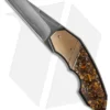 Corrie Schoeman X-Pert Flipper Knife Bronze/Synthetic Resin (2.9" Hamon)