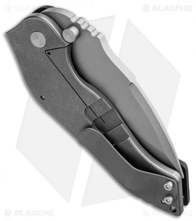 Sniper Bladeworks DMF Clip Point Knife Black G-10 Framelock (3.5" Bead Blast) 2 Sniper Bladeworks DMF Clip Point Knife Black G-10 Framelock (3.5" Bead Blast) - Image 2