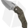 Sniper Bladeworks DMF Clip Point Knife Micarta Framelock (3.5" Matte)