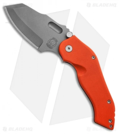 Sniper Bladeworks DMF Framelock Folder Orange G-10 Knife (3.5" Bead Blast) 1 Sniper Bladeworks DMF Framelock Folder Orange G-10 Knife (3.5" Bead Blast)