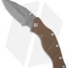 Sniper Bladeworks LPC Framelock Folder Brown Knife (3.75" Plain)