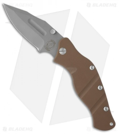 Sniper Bladeworks LPC Framelock Folder Brown Knife (3.75" Plain) 1 Sniper Bladeworks LPC Framelock Folder Brown Knife (3.75" Plain)