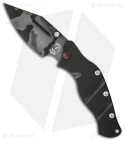 Sniper Bladeworks LPC Framelock Folder Black Knife (3.75" Camo Plain)