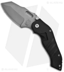 Sniper Bladeworks DMF Knife Black G10 Framelock (3.5" Bead Blast)