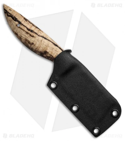Stark Creations EDC Cleaver Fixed Blade Knife Spalted Koa (2.625" Two-Tone) 3 Stark Creations EDC Cleaver Fixed Blade Knife Spalted Koa (2.625" Two-Tone) - Image 3
