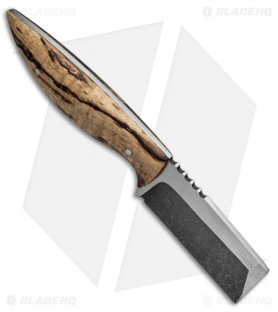 Stark Creations EDC Cleaver Fixed Blade Knife Spalted Koa (2.625" Two-Tone) 2 Stark Creations EDC Cleaver Fixed Blade Knife Spalted Koa (2.625" Two-Tone) - Image 2