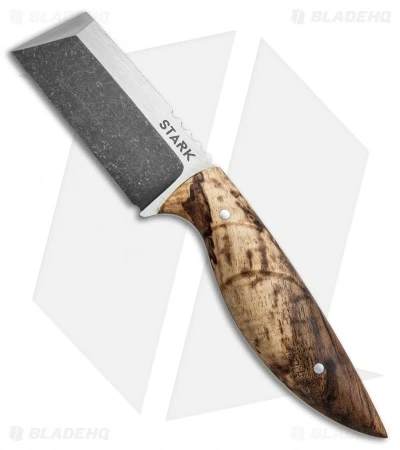 Stark Creations EDC Cleaver Fixed Blade Knife Spalted Koa (2.625" Two-Tone) 1 Stark Creations EDC Cleaver Fixed Blade Knife Spalted Koa (2.625" Two-Tone)