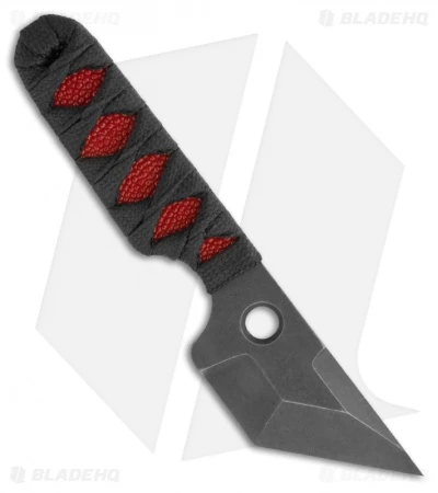 Sam Eddleman Tanto Dashi Neck Knife Cord Wrap Red Rayskin (2" Plain) 1 Sam Eddleman Tanto Dashi Neck Knife Cord Wrap Red Rayskin (2" Plain)