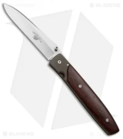 Front Page 28 Bob Terzuola Custom Talon Liner Lock Knife Cocobolo Wood (3.5" Polish)