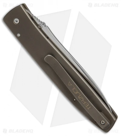 Bob Terzuola Custom Talon Liner Lock Knife Cocobolo Wood (3.5" Polish) 3 Bob Terzuola Custom Talon Liner Lock Knife Cocobolo Wood (3.5" Polish) - Image 3