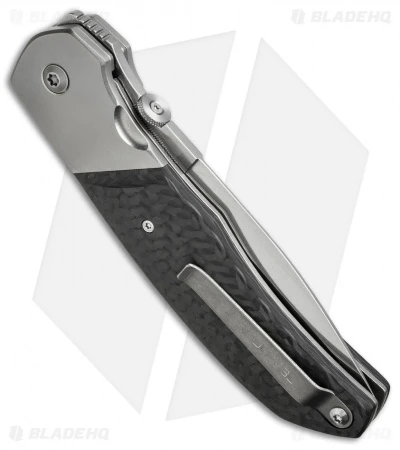 Bob Terzuola Custom Eagle Rock Knife Carbon Fiber/Ti (4" Polish) 21 3 Bob Terzuola Custom Eagle Rock Knife Carbon Fiber/Ti (4" Polish) 21 - Image 3