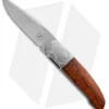 Andre Thorburn Custom L40 Front Flipper Knife Stabilized Oak (3.25" Satin)