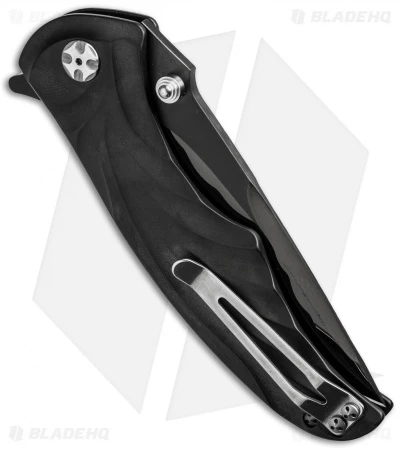 Brian Tighe Custom Tighe Coon Knife Fluted Titanium (3.75" DLC Polish) 2 Brian Tighe Custom Tighe Coon Knife Fluted Titanium (3.75" DLC Polish) - Image 2