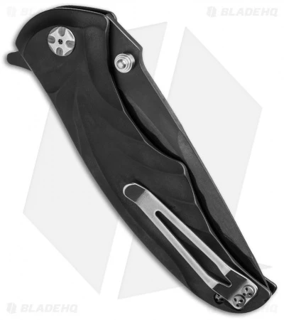 Brian Tighe Custom Tighe Coon Knife Fluted Titanium (3.75" DLC Stonewash) 2 Brian Tighe Custom Tighe Coon Knife Fluted Titanium (3.75" DLC Stonewash) - Image 2