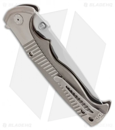 Brian Tighe Custom Tighe Rade HD Button Lock Knife (4" Mirror) 2 Brian Tighe Custom Tighe Rade HD Button Lock Knife (4" Mirror) - Image 2