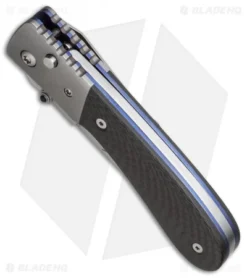 Brian Tighe Vanguard Titanium D/A Automatic Knife Carbon Fiber (3.5" Satin) 5 Brian Tighe Vanguard Titanium D/A Automatic Knife Carbon Fiber (3.5" Satin) -Benchmade Shop tighe vanguard custom cf bottom cm