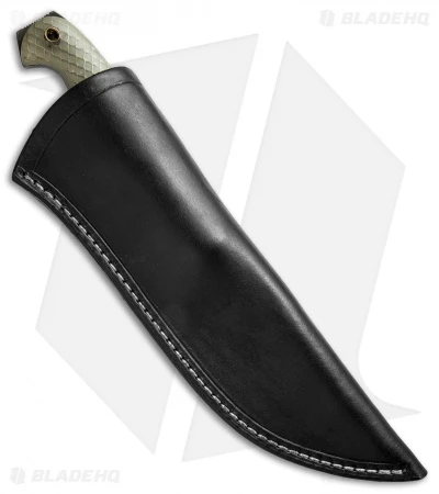 T.M. Hunt Custom Fixed Blade Knife Black G-10/C-Tek Glow (4.4" Black) 2 T.M. Hunt Custom Fixed Blade Knife Black G-10/C-Tek Glow (4.4" Black) - Image 2